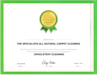 2014 Angieslist Upholstery Cleaning