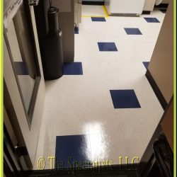 Tile Cleaning at an Area School
